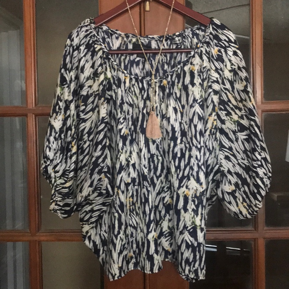 Batwing patterned Calvin Klein Jeans top